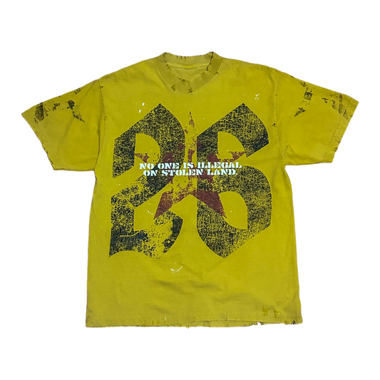 Stolen Land tee (Mustard)